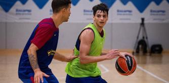 Juani Marcos, defendido por Laprovittola, en un entrenamiento