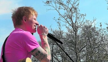 El artista británico Ed Sheeran lanza el día 12