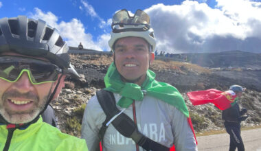 El ex madridista Pepe, espectador de lujo en LaVuelta
