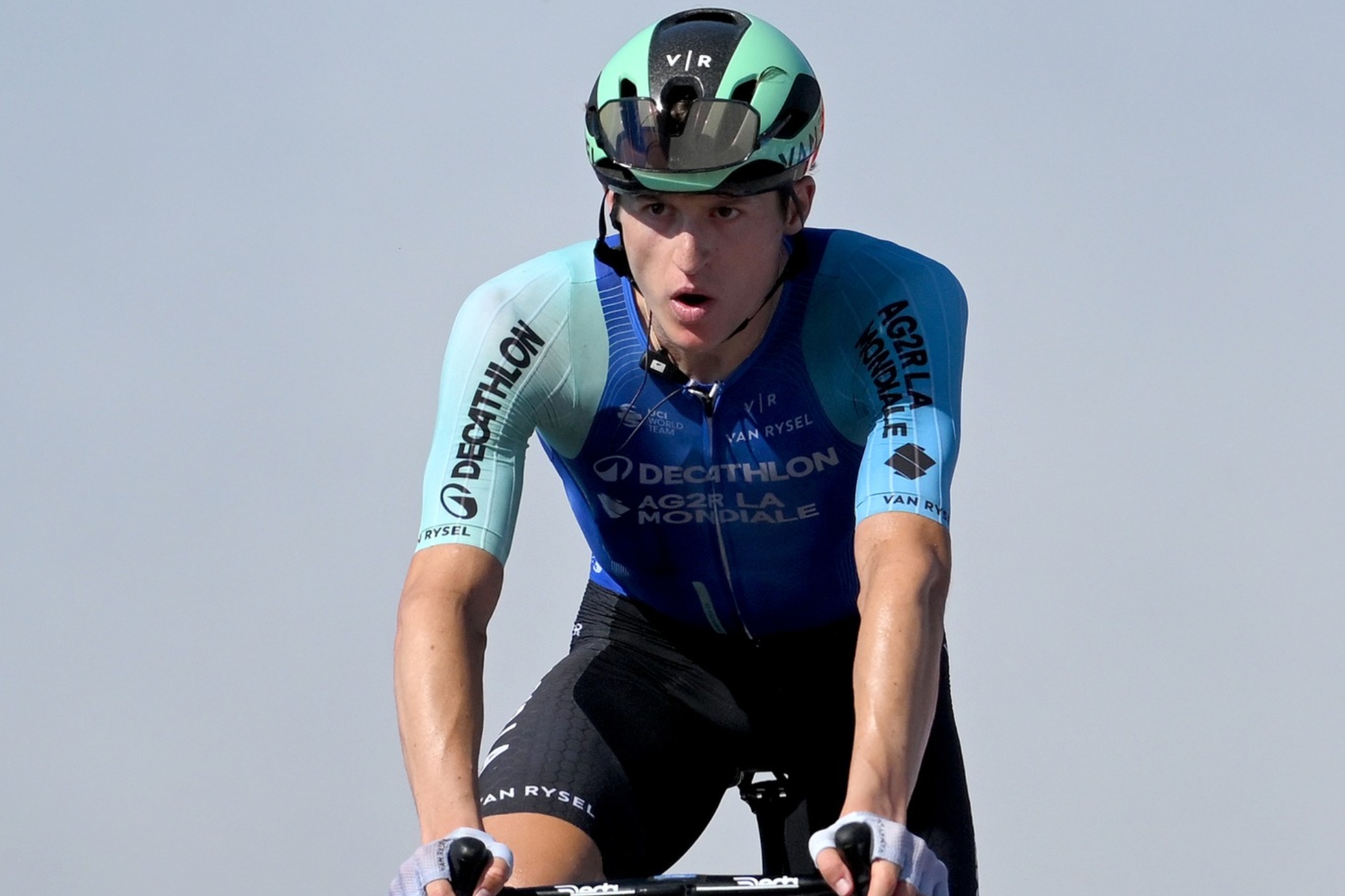Felix Gall, en La Vuelta.
