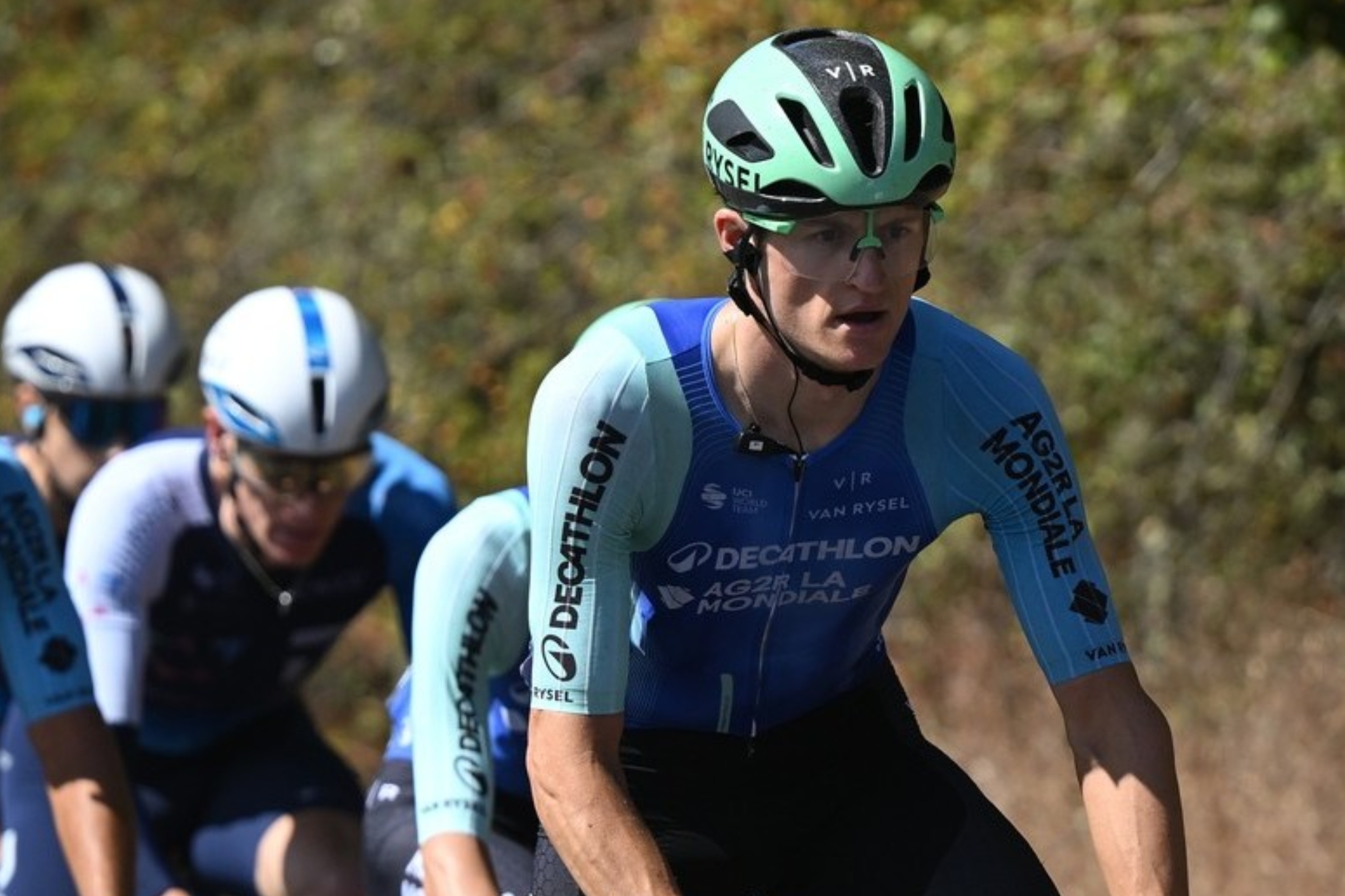 Felix Gall, en La Vuelta.