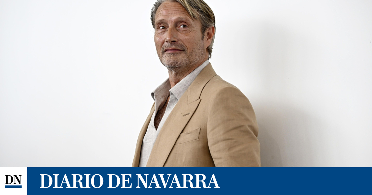 El actor danés Mads Mikkelsen rueda en Tafalla una película de ciencia ficción