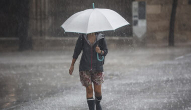 La Aemet avisa de un fuerte descenso de las temperaturas y lluvias intensas en estos lugares