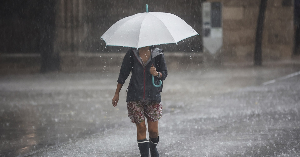 La Aemet avisa de un fuerte descenso de las temperaturas y lluvias intensas en estos lugares