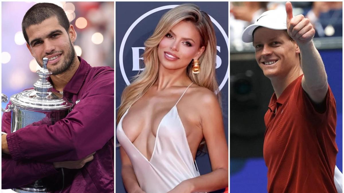 La supuesta novia de Carlos Alcaraz salió también con Jannik Sinner durante el US Open