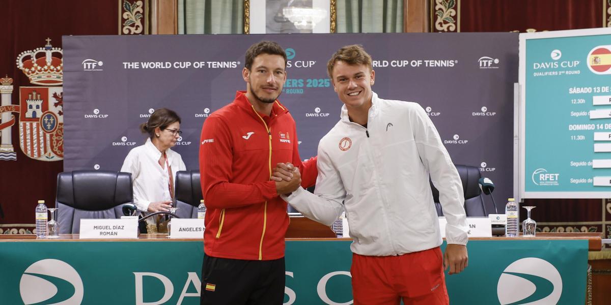 El orden de partidos de la eliminatoria de Copa Davis entre España y Dinamarca