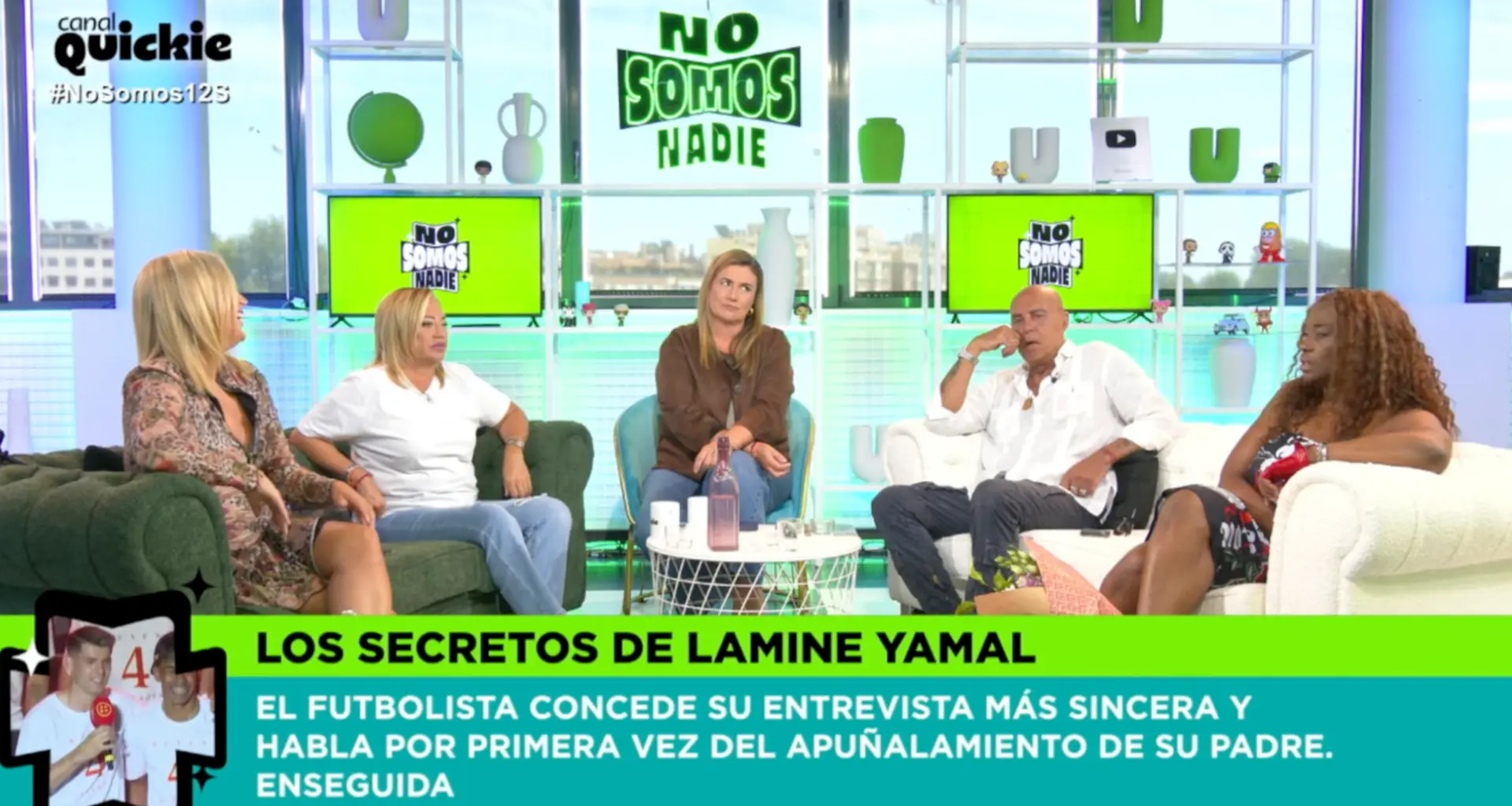Los colaboradores de 'No somos nadie' confiesan sus 'crushes' televisivos