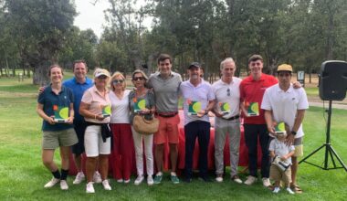 Los mejores clasificados en el torneo.