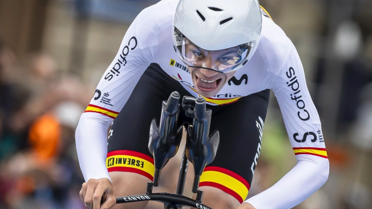 Iván Romeo, en el Mundial sub 23 del año pasado.