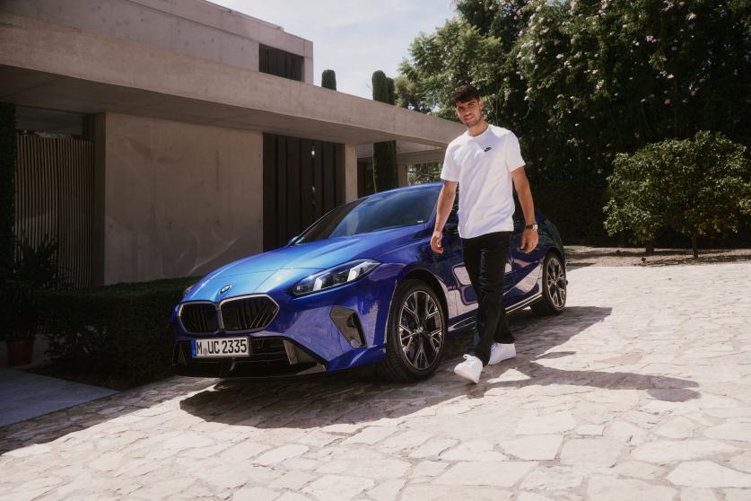 BMW sigue siendo el coche del mejor tenista del momento, Carlos Alcaraz