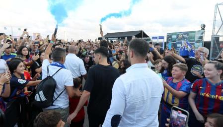 Así llegó el canario al Fórum de Barcelona