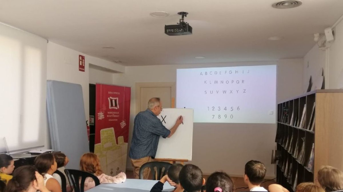 Uno de los talleres de ilustración que se ha celebrado esta semana. - RADIO BALAGUER
