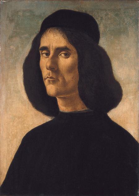 'Retrato de Michele Marullo Tarcaniota' pintado por Sandro Botticelli y propiedad de la familia Cambó