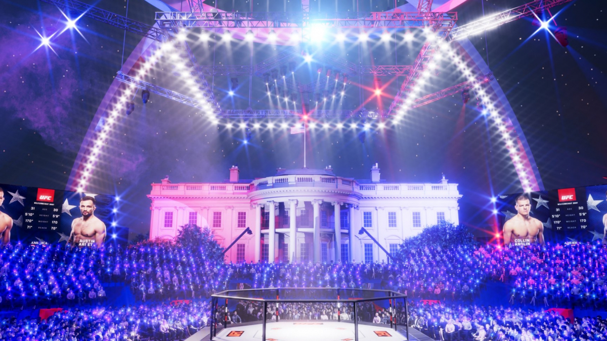 Así sería el super evento de la UFC en la Casa Blanca: primeras imágenes espectaculares