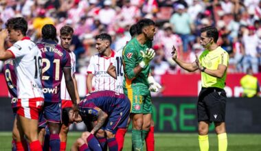 El Girona cae goleado de manera espantosa frente al Levante