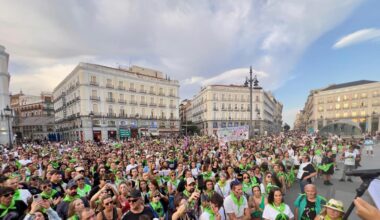 10.000 personas participan en la marcha antitaurina convocada por PACMA en Madrid