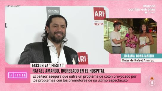 La mujer de Rafael Amargo, en 'Fiesta'.