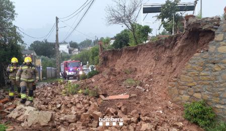 Desprendimiento en la BP-1103 a Marganell