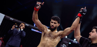 Salah Eddine, en su pelea de debut dentro de PFL Mena
