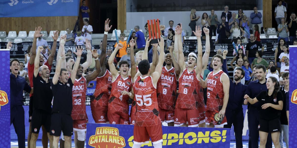 El BAXI Manresa recupera el trono en la Lliga Catalana ante el Joventut de Ricky