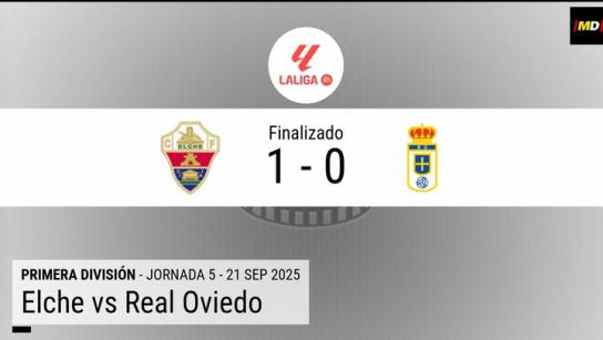 El Elche sufre para ganar al Oviedo pero sigue como un cohete