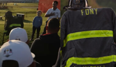El discurso patriótico de un bombero de Nueva York que emociona al equipo de EE.UU. en la Ryder Cup