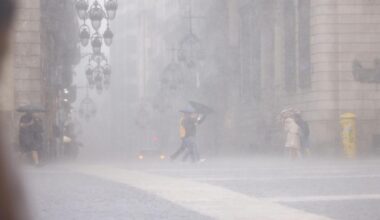 decretan alerta naranja por acumulación e intensidad de lluvias en estos puntos de Catalunya a partir de esta hora