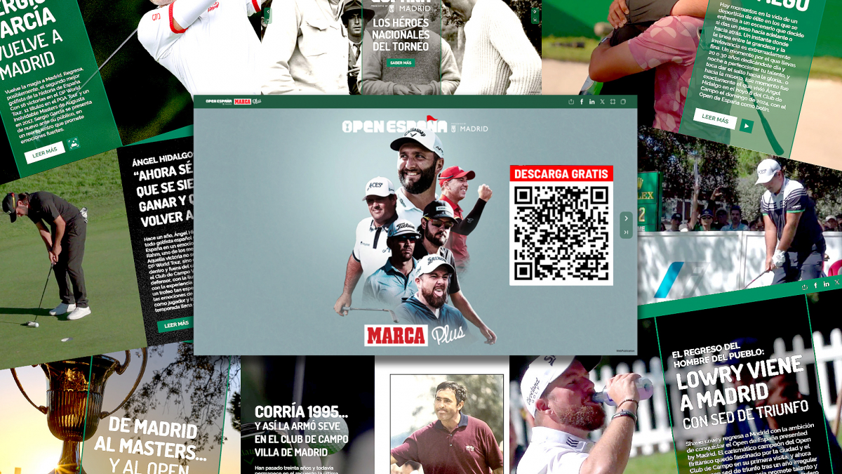 Ya está disponible el nuevo número de MARCA Plus, edición Open de España presented by Madrid 2025