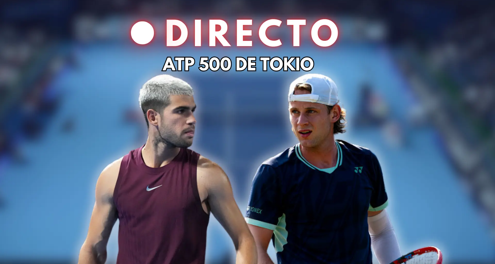 Carlos Alcaraz - Zizou Bergs, en directo hoy: resultado y última hora de la segunda ronda del ATP 500 de Tokio