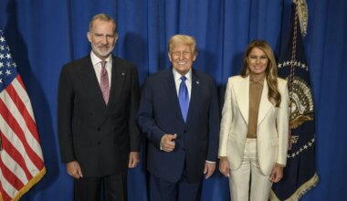 Donald Trump difunde una fotografía con el rey Felipe VI cuatro días después de su encuentro en la ONU