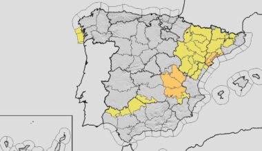 La AEMET activa la alerta naranja en varios puntos de la península debido a la posibilidad de lluvias intensas