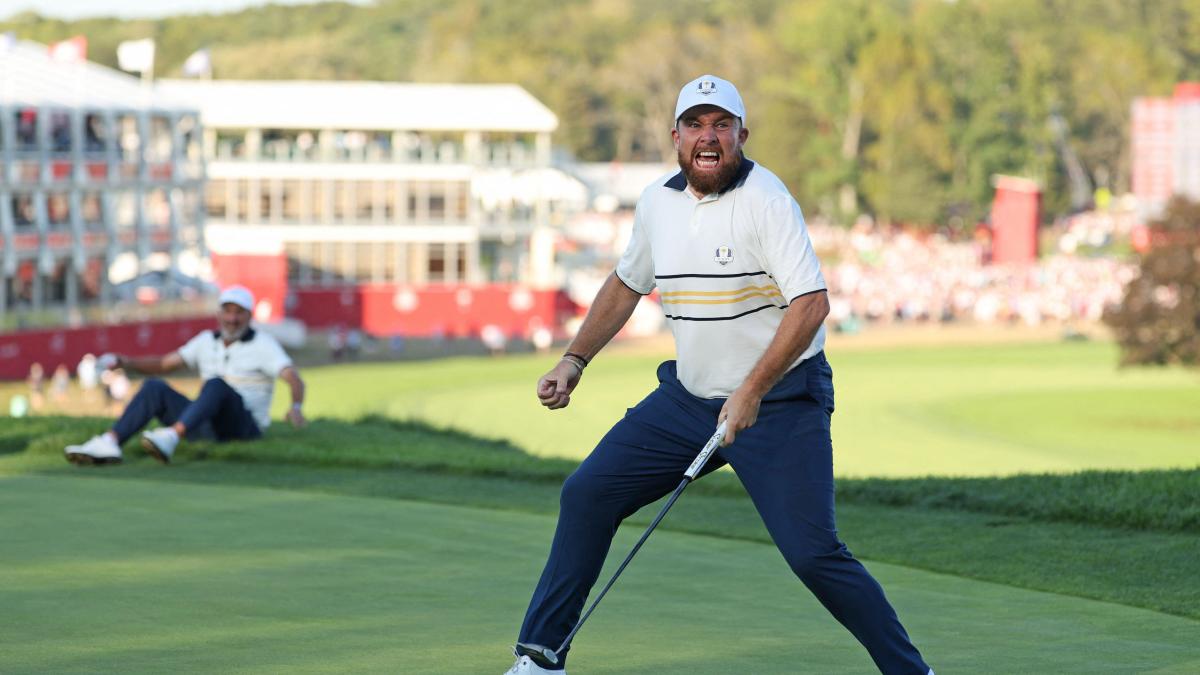 Shane Lowry brinda la Ryder Cup a Europa