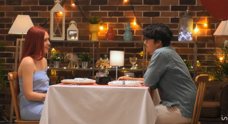 Andrés y Raquel en 'First Dates'