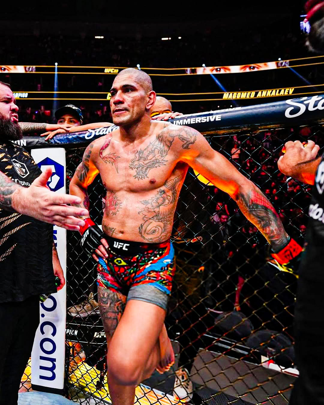 Álex Pereira, derrotado por Ankalaev.