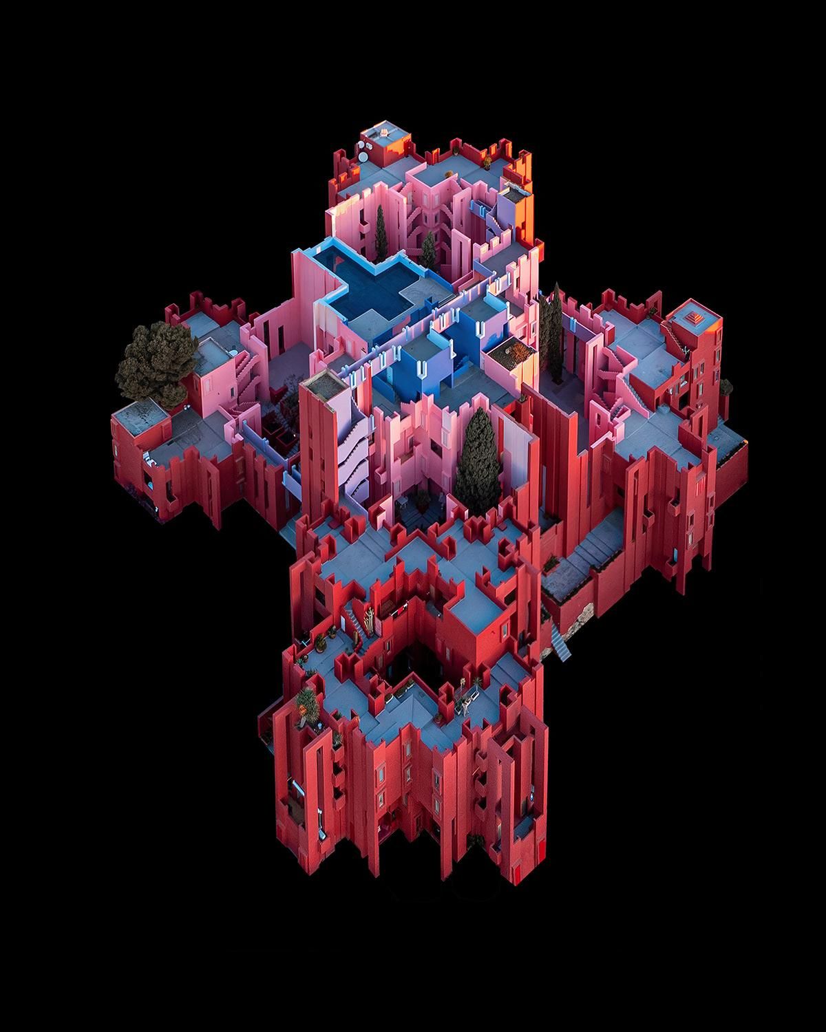 La reconstrucción en 3D de la Muralla Roja, un hito de la arquitectura