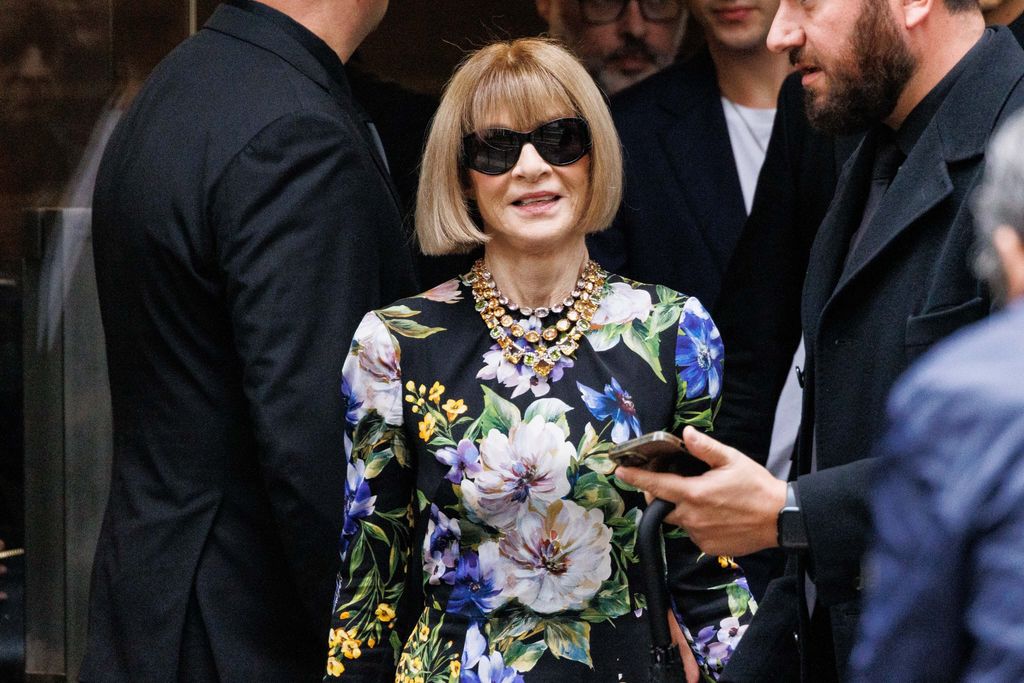 Anna Wintour, en la Semana de la Moda de la ciudad italiana