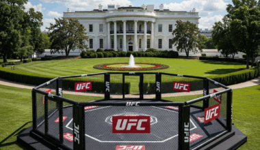 La Casa Blanca, el nuevo escenario de la UFC con láseres, fuegos artificiales y un octágono