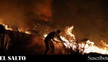 El incendión de Pantón (Lugo) arrasa 1.400 hectáreas y revive la pesadilla del verano en la Ribeira Sacra - El Salto