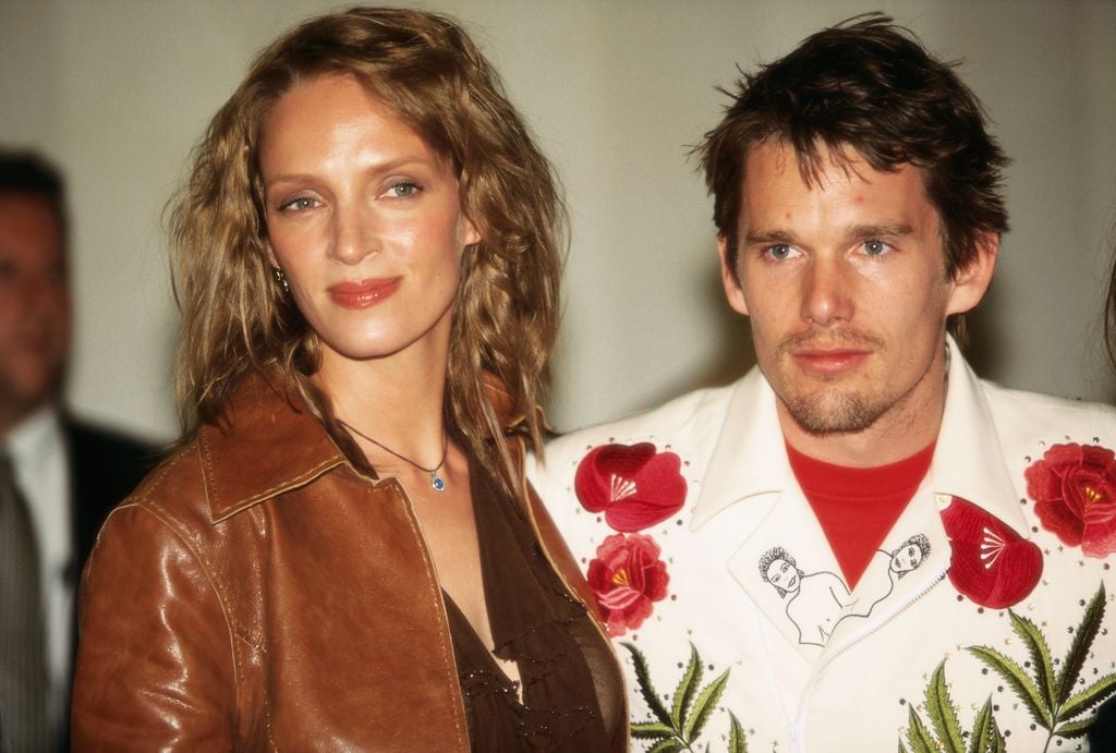 Uma Thurman and Ethan Hawke (