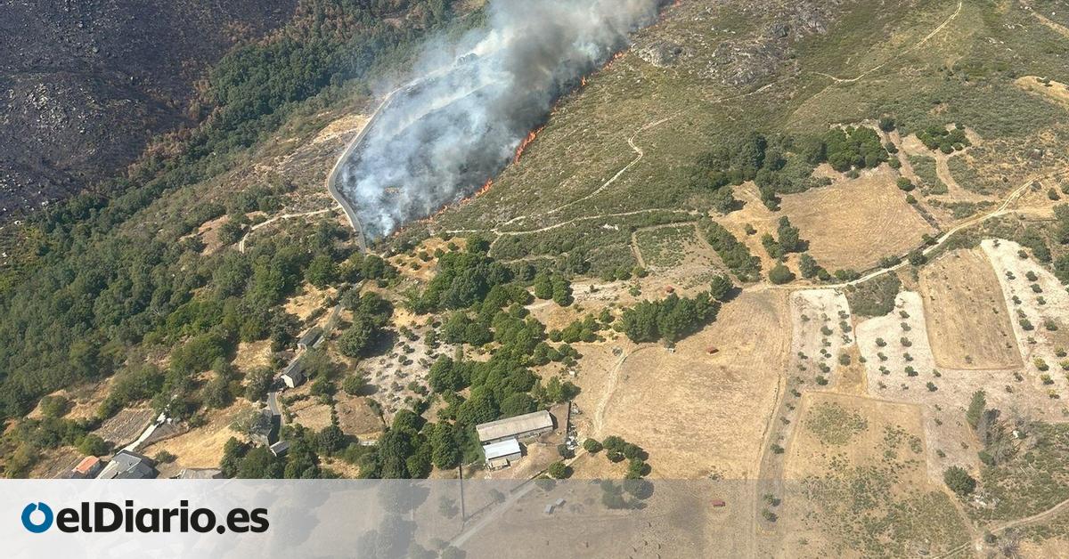 El incendio de Castromil, entre Ourense y Zamora, evoluciona favorablemente y está "casi completamente perimetrado"