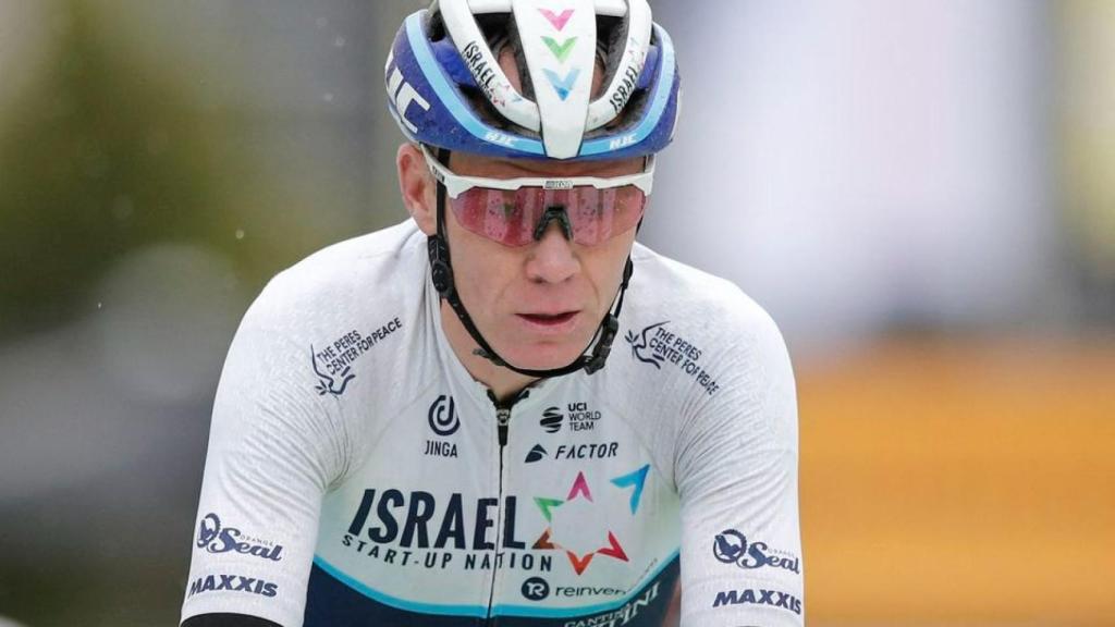 Chris Froome, durante una carrera con el Israel-Premier Tech