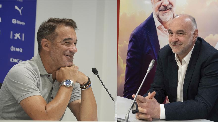 Luis García y Pablo Laso se animan con los micrófonos