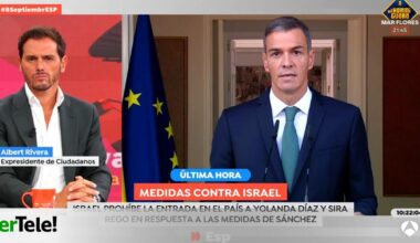 Albert Rivera debuta como colaborador de 'Espejo Público' criticando a Sánchez y sintiendo "vergüenza" de Zapatero