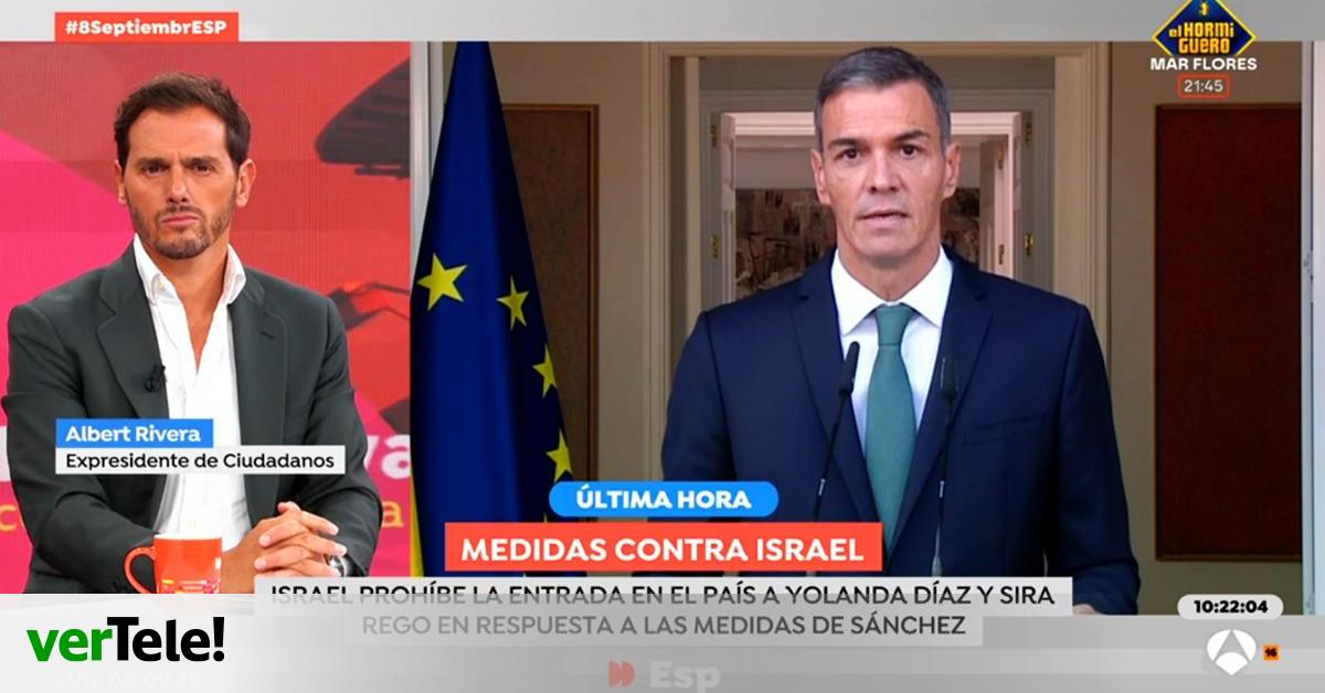 Albert Rivera debuta como colaborador de 'Espejo Público' criticando a Sánchez y sintiendo "vergüenza" de Zapatero