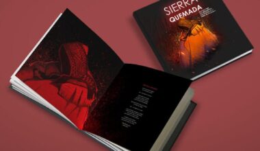 Libro solidario 'Sierra quemada'.
