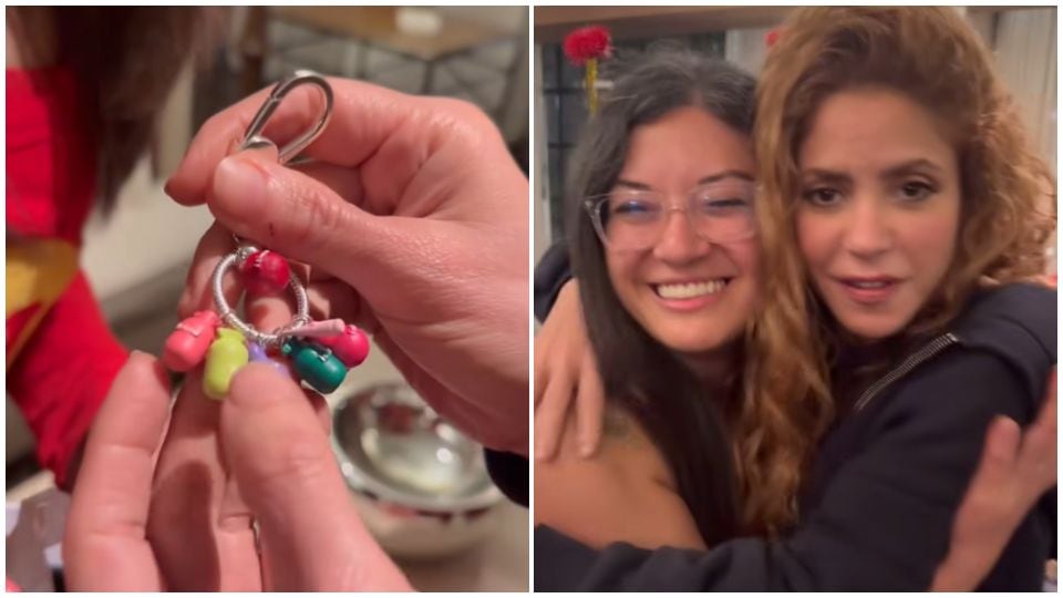 Luego de terminar su concierto, Shakira recibió en su hotel a tres de sus más fervientes seguidores.