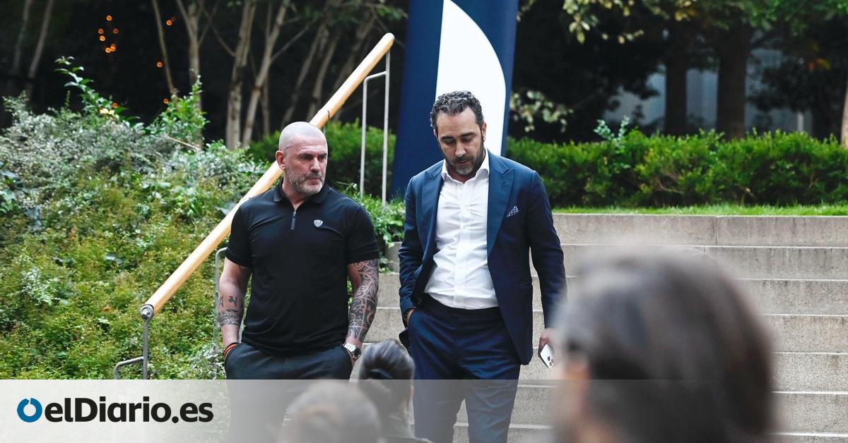 Aldama, el dueño de Desokupa y Ortega Smith, entre los asistentes a la presentación de la plataforma de Espinosa de los Monteros