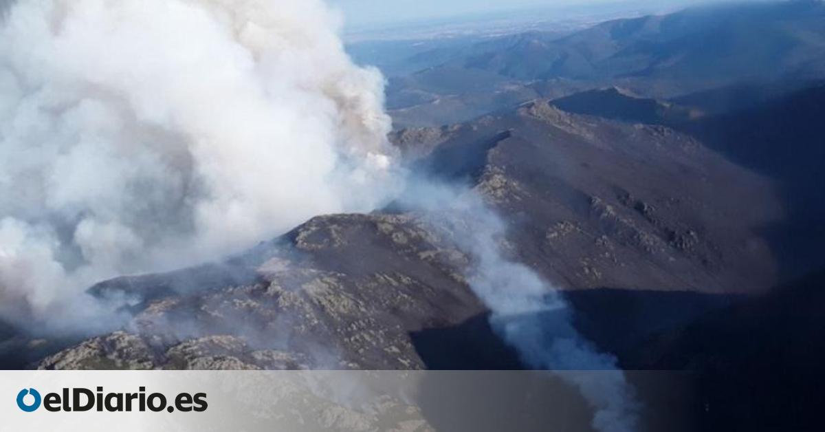 Evacuados dos municipios por el incendio de Peñalba de la Sierra que ya ha quemado 1.600 hectáreas