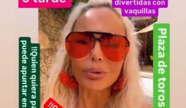 Leticia Sabater, en su publicación de Instagram.