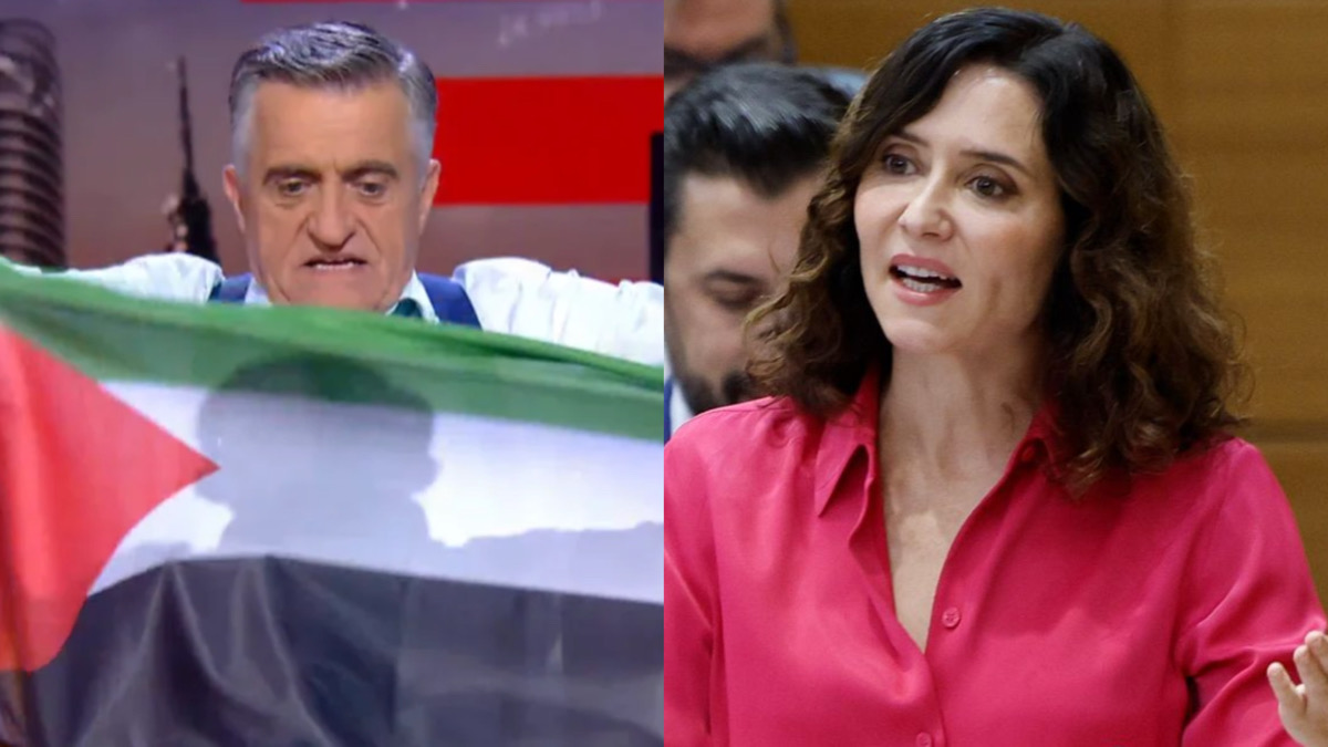 El Gran Wyoming pone a Ayuso contra al espejo y le lanza este desafiante gesto en 'El Intermedio'